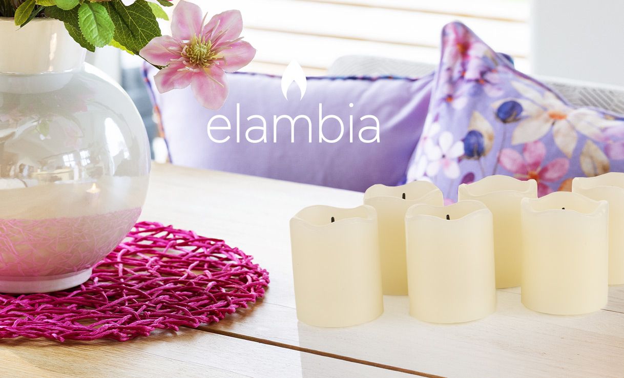 ELAMBIA LED-Kerzen mit Docht