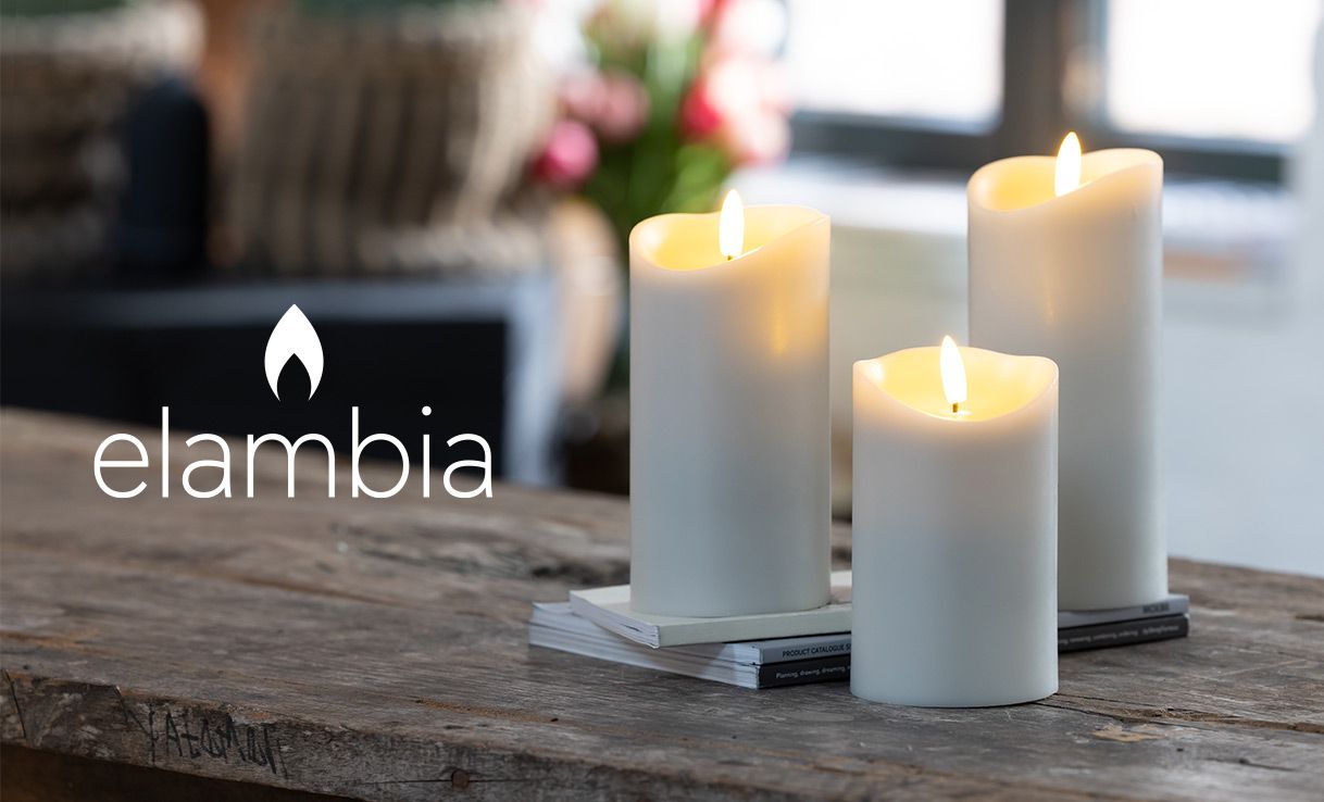 ELAMBIA LED-Kerzen mit Wackelflamme