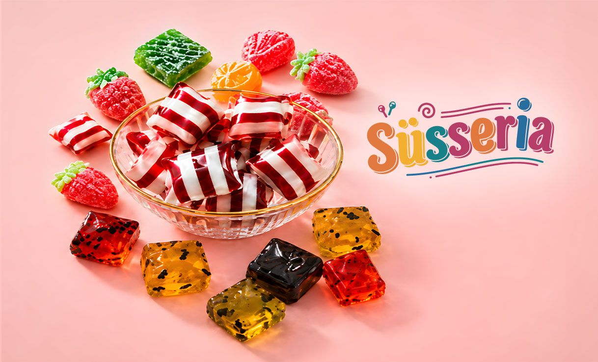 Verschiedene Süßigkeiten von SÜSSERIA 