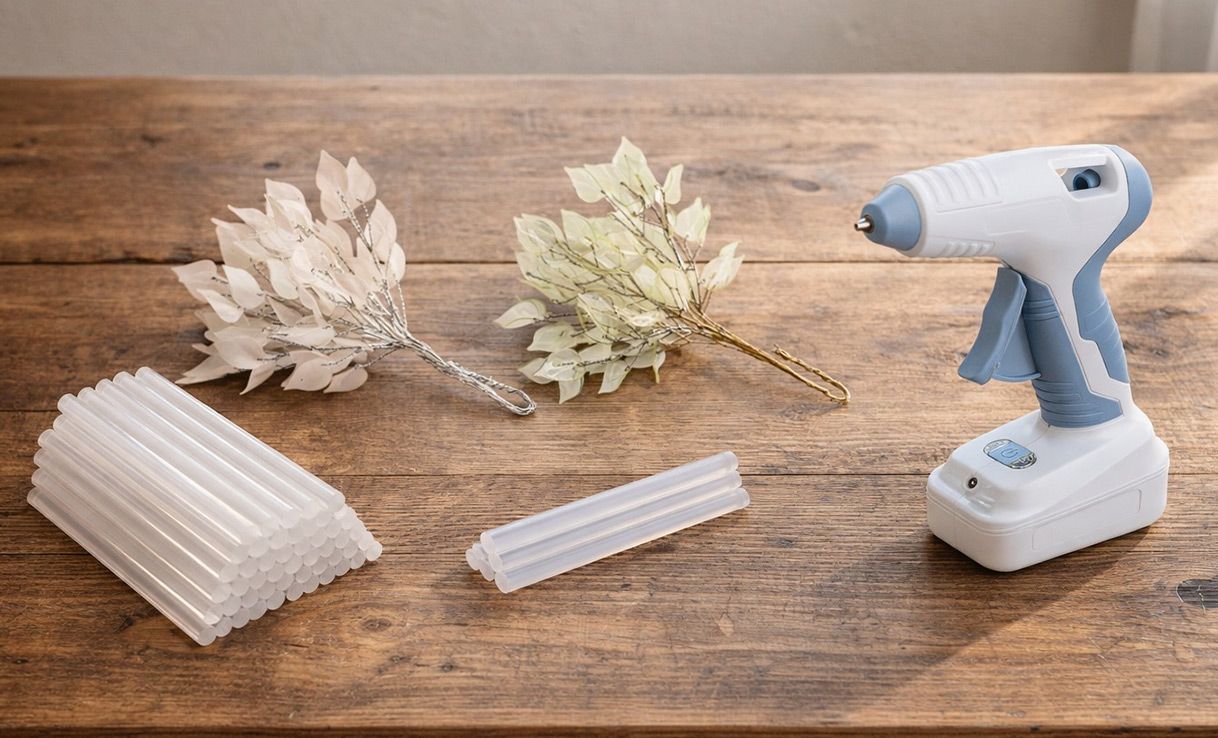 594557 KARIN JITTENMEIER Kreativ-Set mit Heißklebepistole & Traum-Zweigen, 77tlg