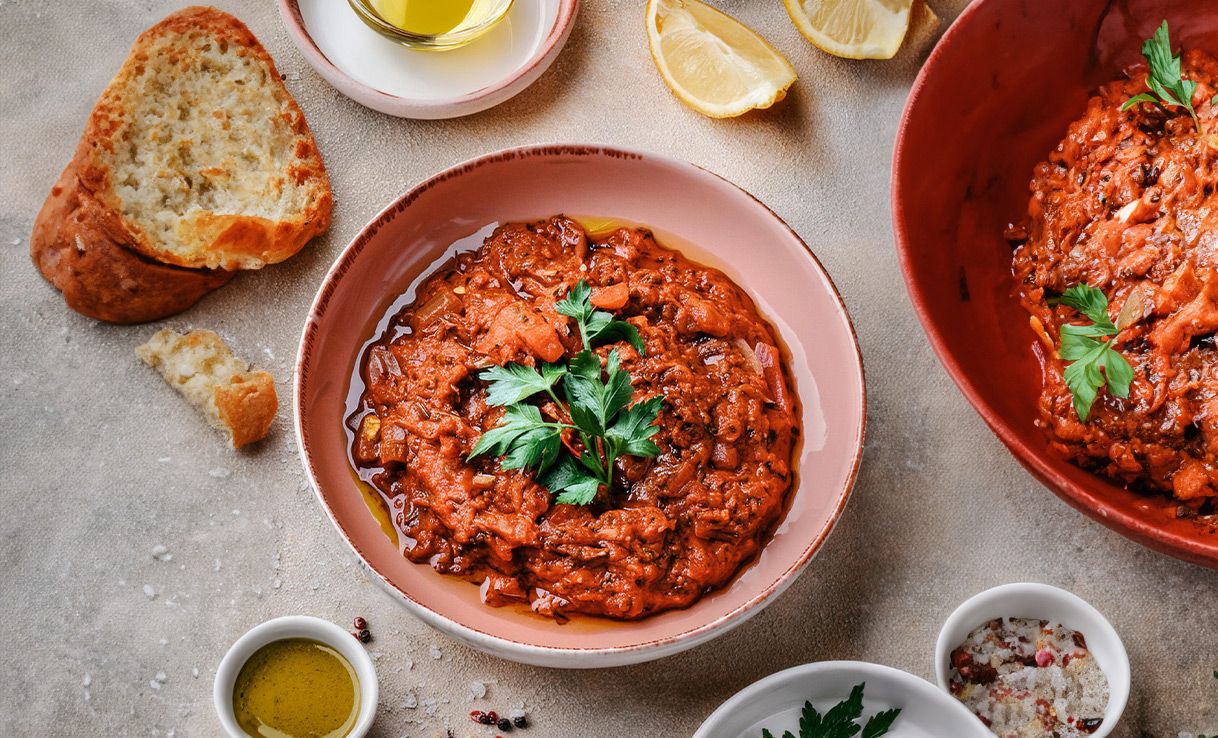 Auberginen-Tomaten-Salsa