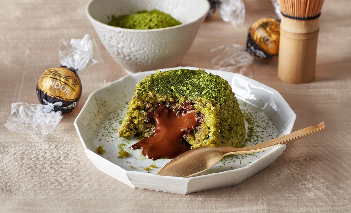 Matcha-Schoko-Lavacakes von LINDT