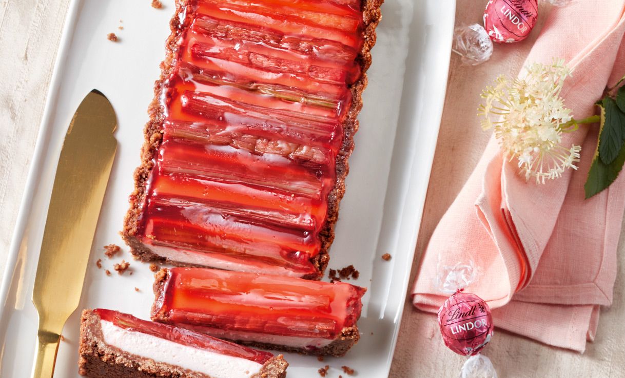 Rhabarber-Holunder-Tarte von LINDT