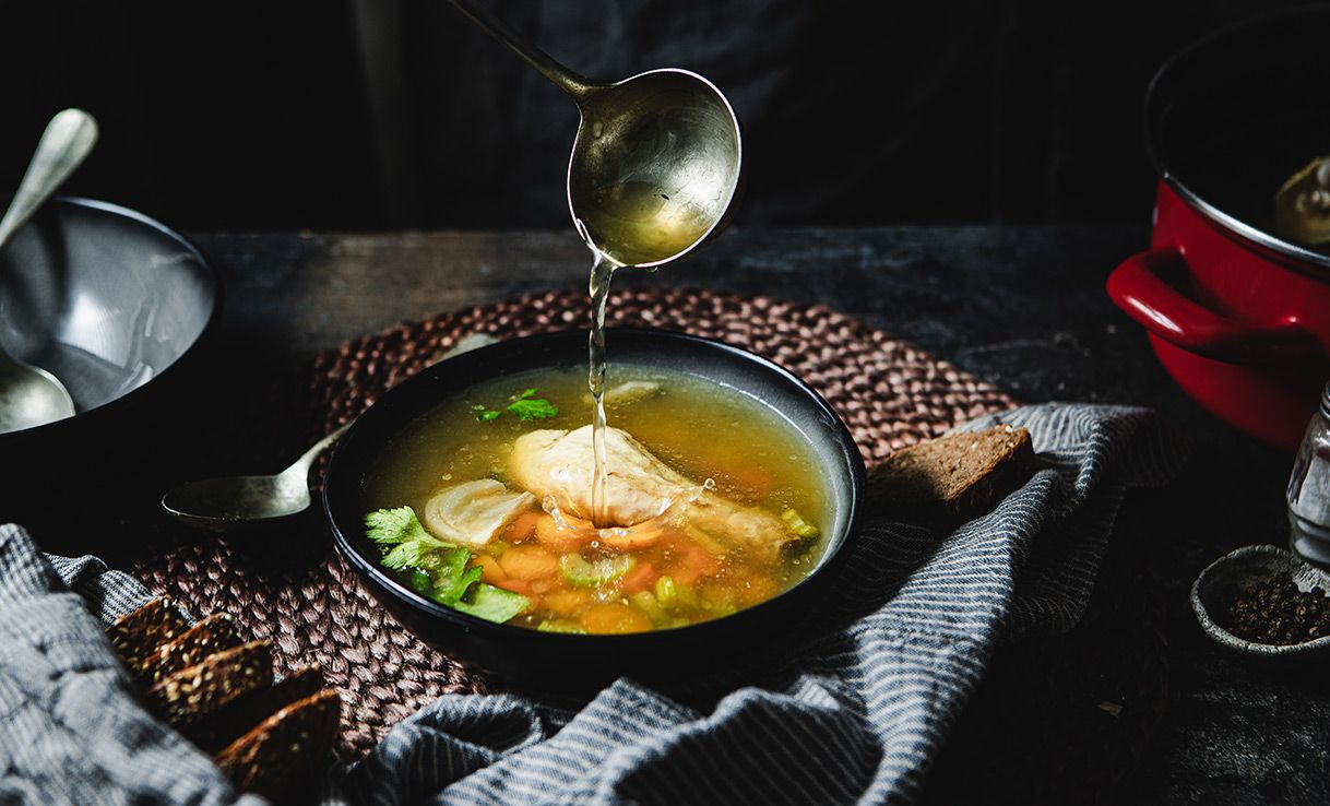 Hühnersuppe
