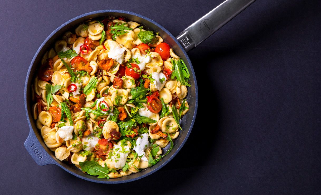Orechiette mit Pfifferlingen