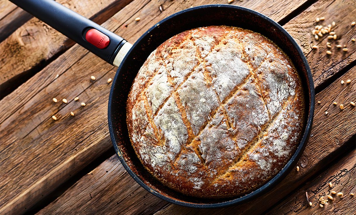 Brot aus der WOLL Pfanne