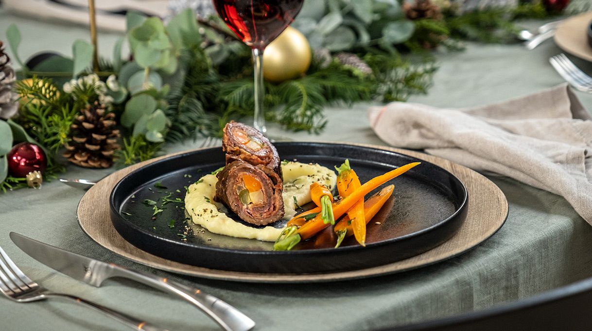 Klassische Kalbsrouladen