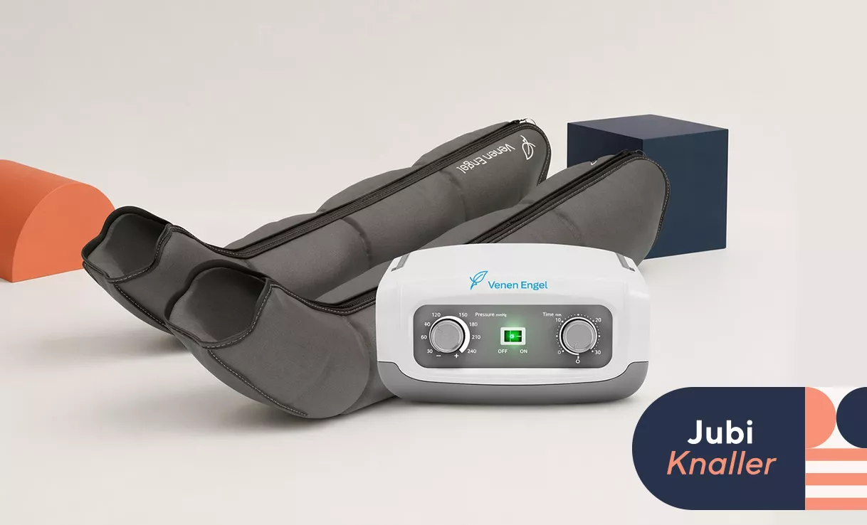 261570 VENEN ENGEL 4 Gleitwellenmassage Gerät mit 4-Kammern Beinmanschette