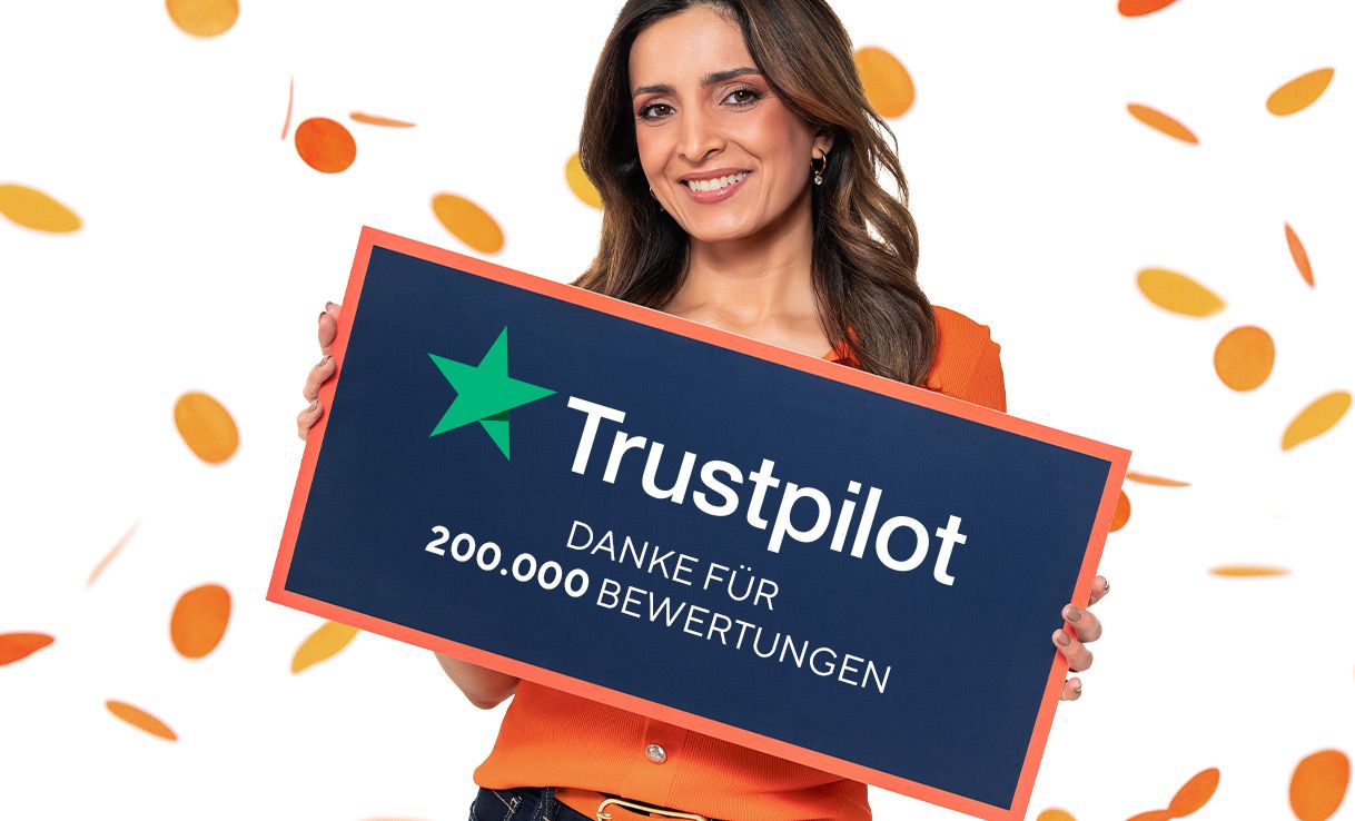 200.000 Bewertungen auf Trustpilot