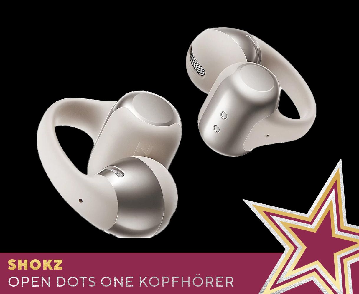470646 SHOKZ Open Ear-Kopfhörer OpenDots ONE Geräuschunterdrückung bis zu 40h Laufzeit