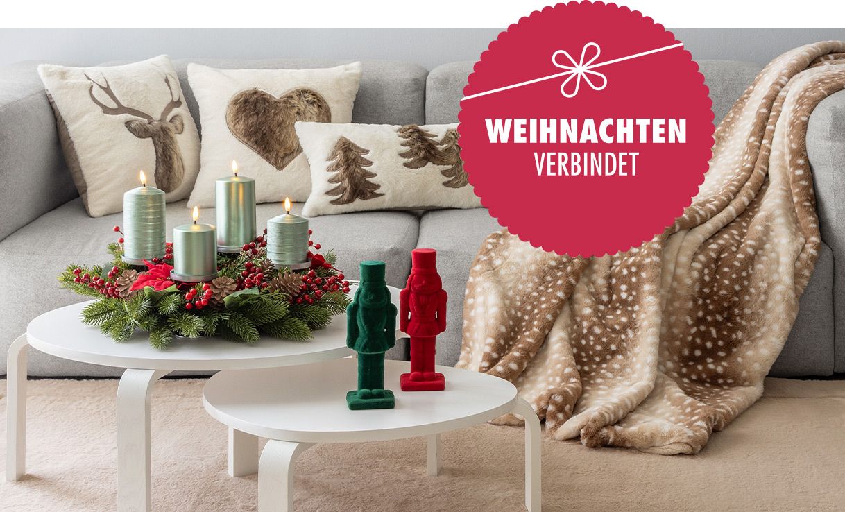 Klassische Weihnachtsdekoration