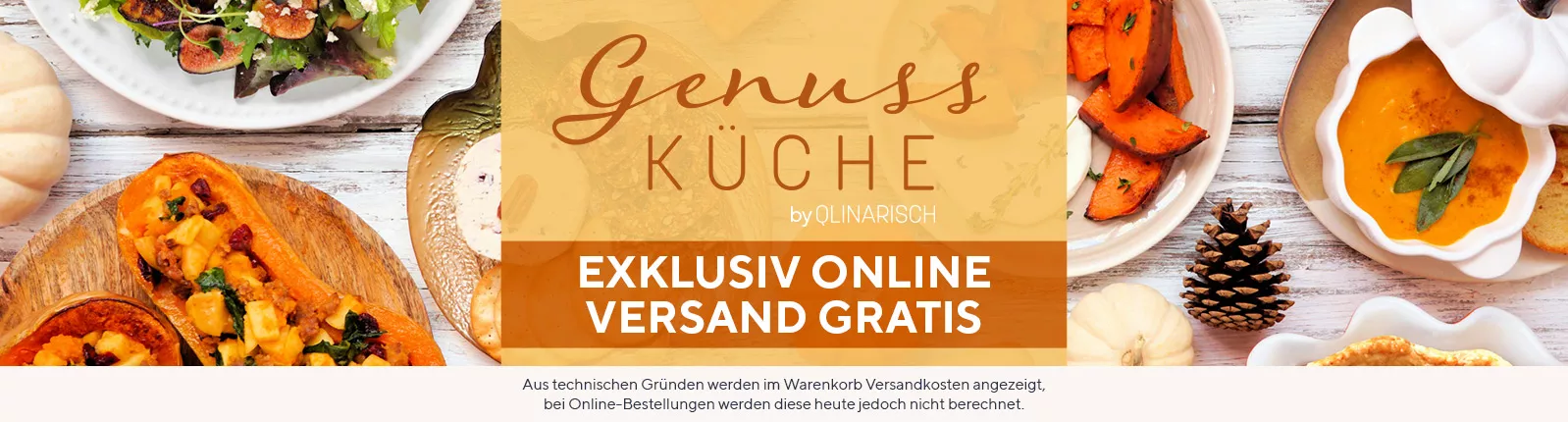 Genussküche: Heute nur online mit Versand gratis