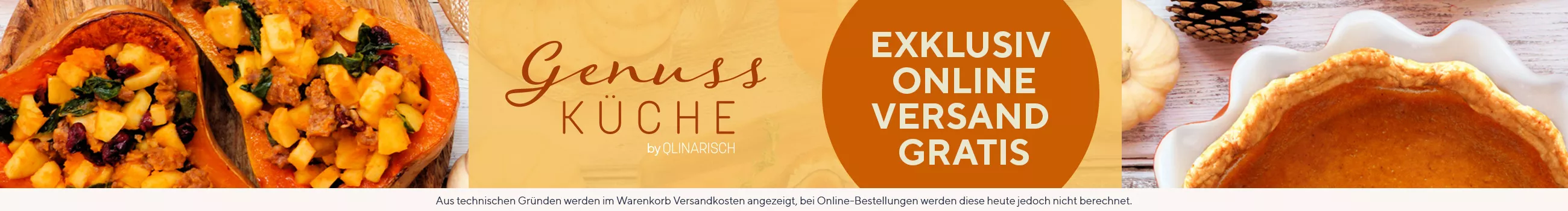 Genussküche: Heute nur online mit Versand gratis