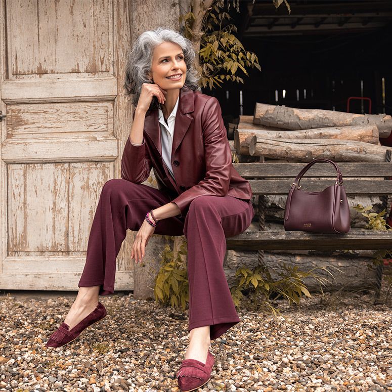Trendfarbe: Mode in Burgunderrot