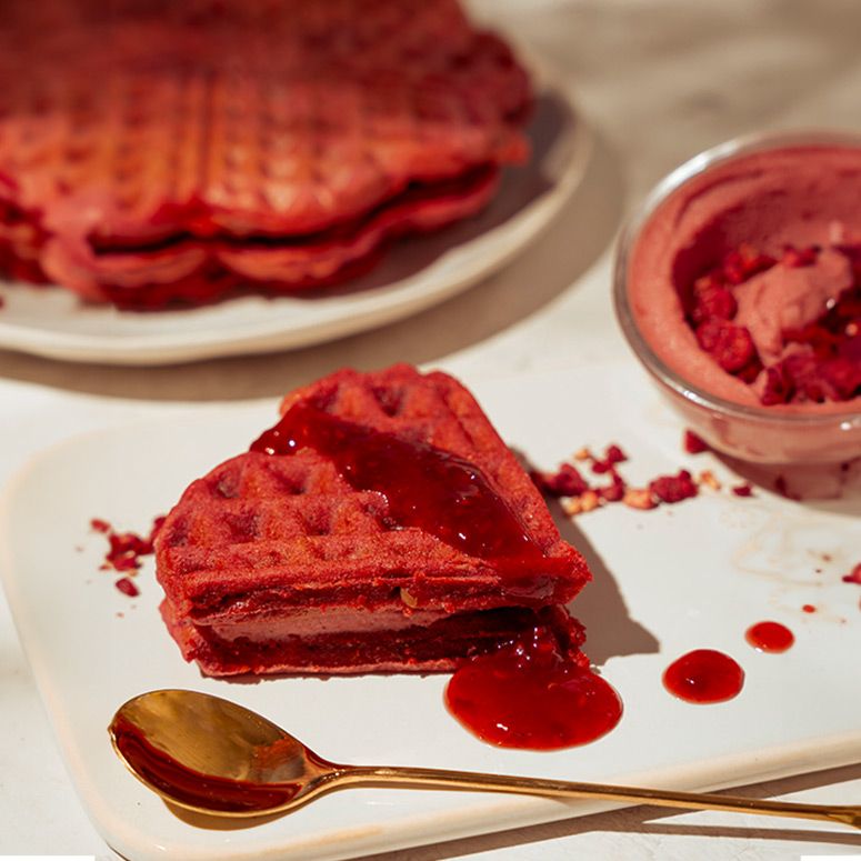 Rezept für Rotweinwaffeln