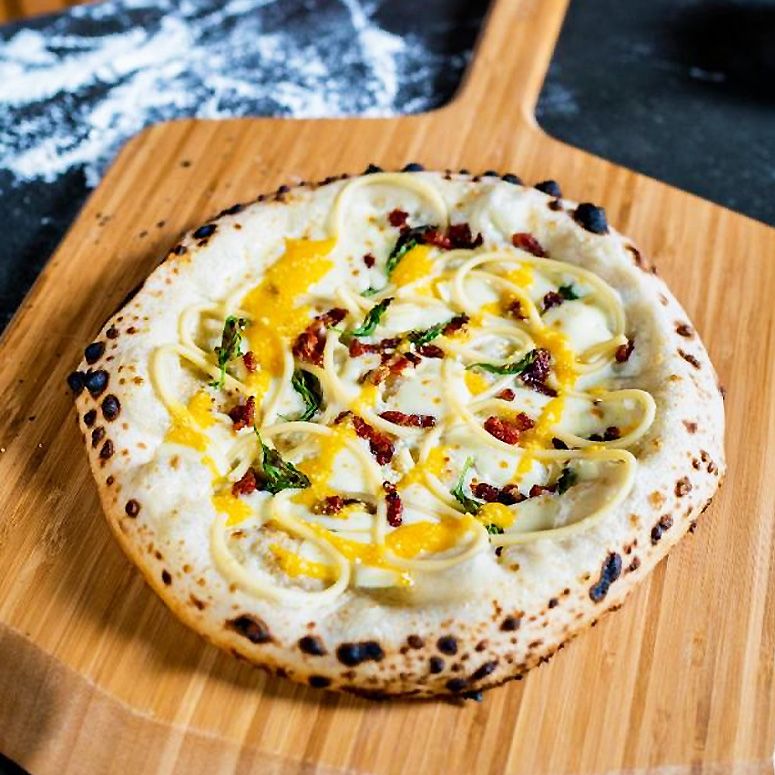 Pizza alla Carbonara