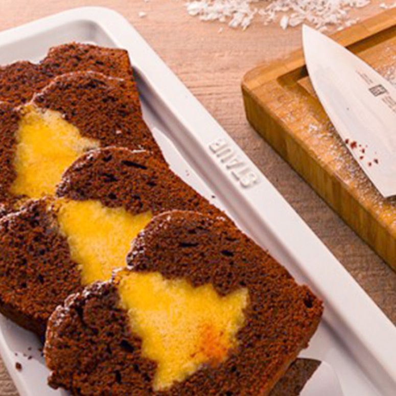 Kuchen mit Weihnachtsbaummotiv