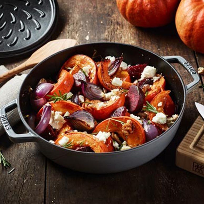 Herbstliche Kürbispfanne