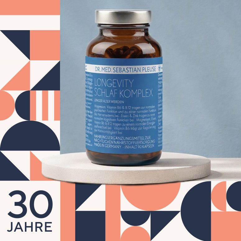 279390 Dr. med. Sebastian Pleuse Longevity Schlaf Komplex, 90 Kapseln für 30 Nächte