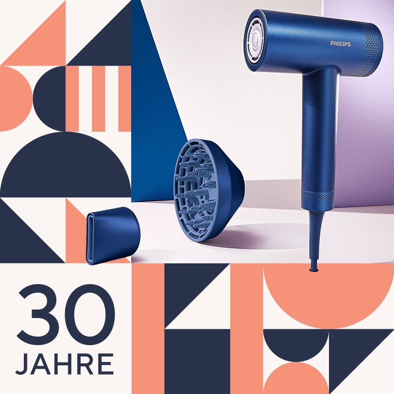 289001 Philips Haartrockner 8000 Series BHD839/10 mit Styledüse & Diffusor