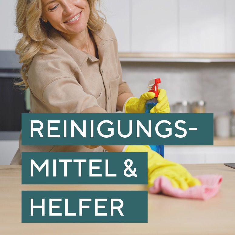 Reinigungsmittel und -helfer