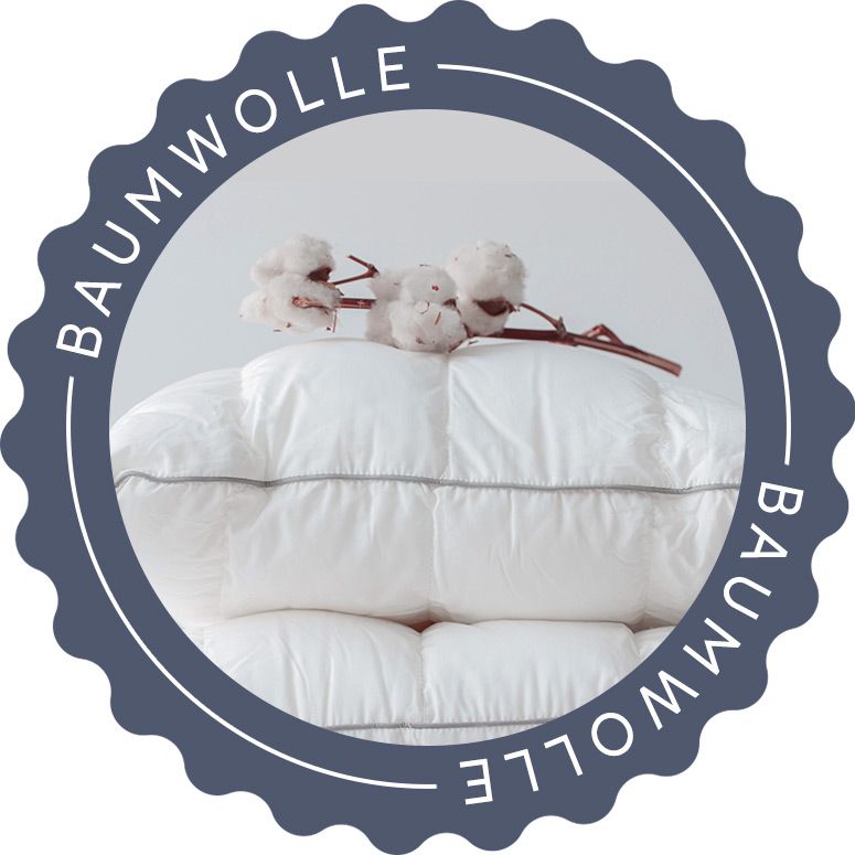 Bettwaren aus Baumwolle