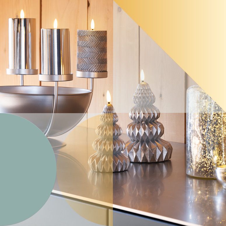 Dekoration in Metallic