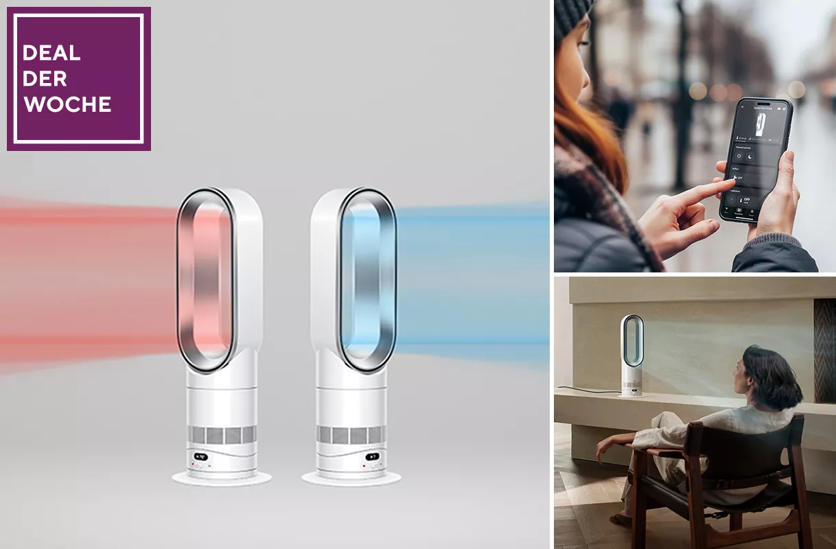 845338 DYSON AM15 Hot & Cool 2in1-Heizlüfter mit Ventilatorfunktion