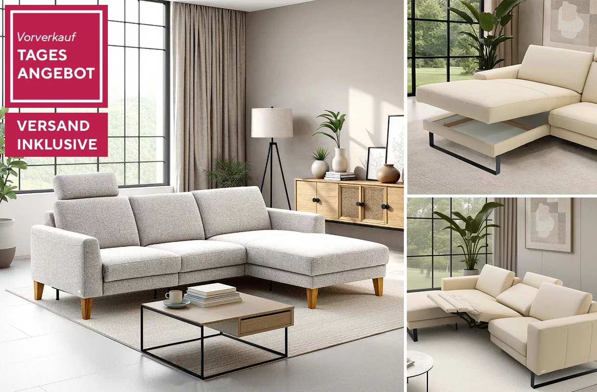 Tagesangebot: 514460 BODYFLEX LOUNGE Ecksofa Rimini