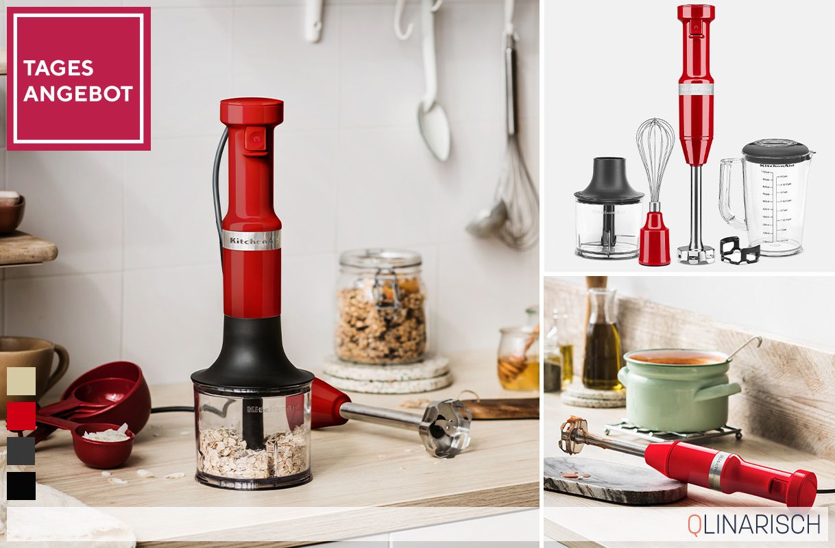 Tagesangebot 874765 KITCHENAID® 5KHBV83E Stabmixer inkl. Zubehör