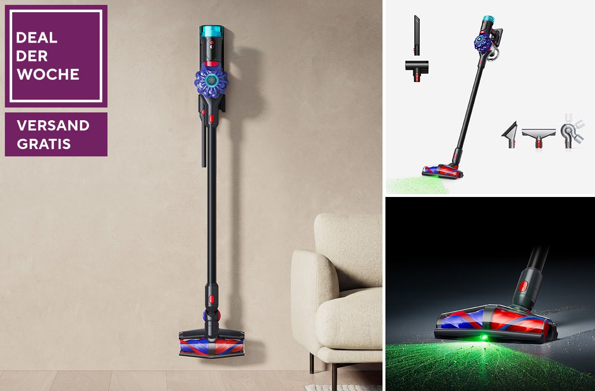 845534 DYSON Akku-Staubsauger V10 Konical mit Möbel-Reinigungsset