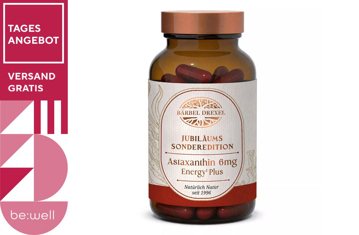 Tagesangebot 279380 BÄRBEL DREXEL Astaxanthin 6 mg m. Magnesium, Guarana  & Kola-Nuss Extrakt 90 Stück für 90 Tage