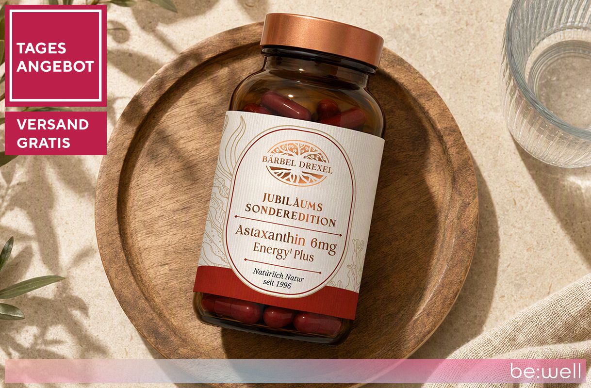 Tagesangebot 279380 BÄRBEL DREXEL Astaxanthin 6 mg m. Magnesium, Guarana  & Kola-Nuss Extrakt 90 Stück für 90 Tage