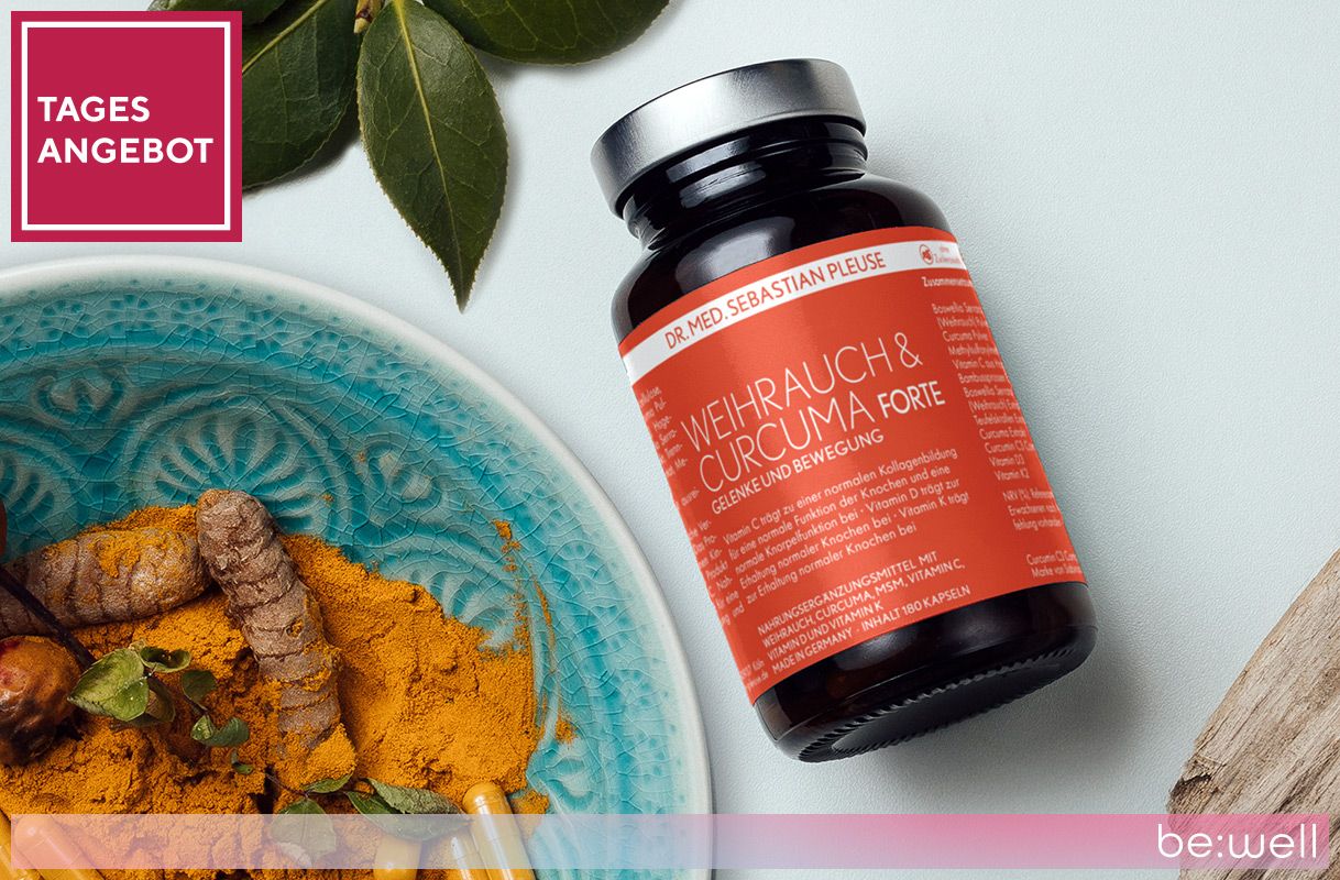 Tagesangebot 278969 Dr. med. Sebastian Pleuse Weih. & Curcuma Forte CURCUMIN C3 COMPLEX® 180 Stück für 90 Tage