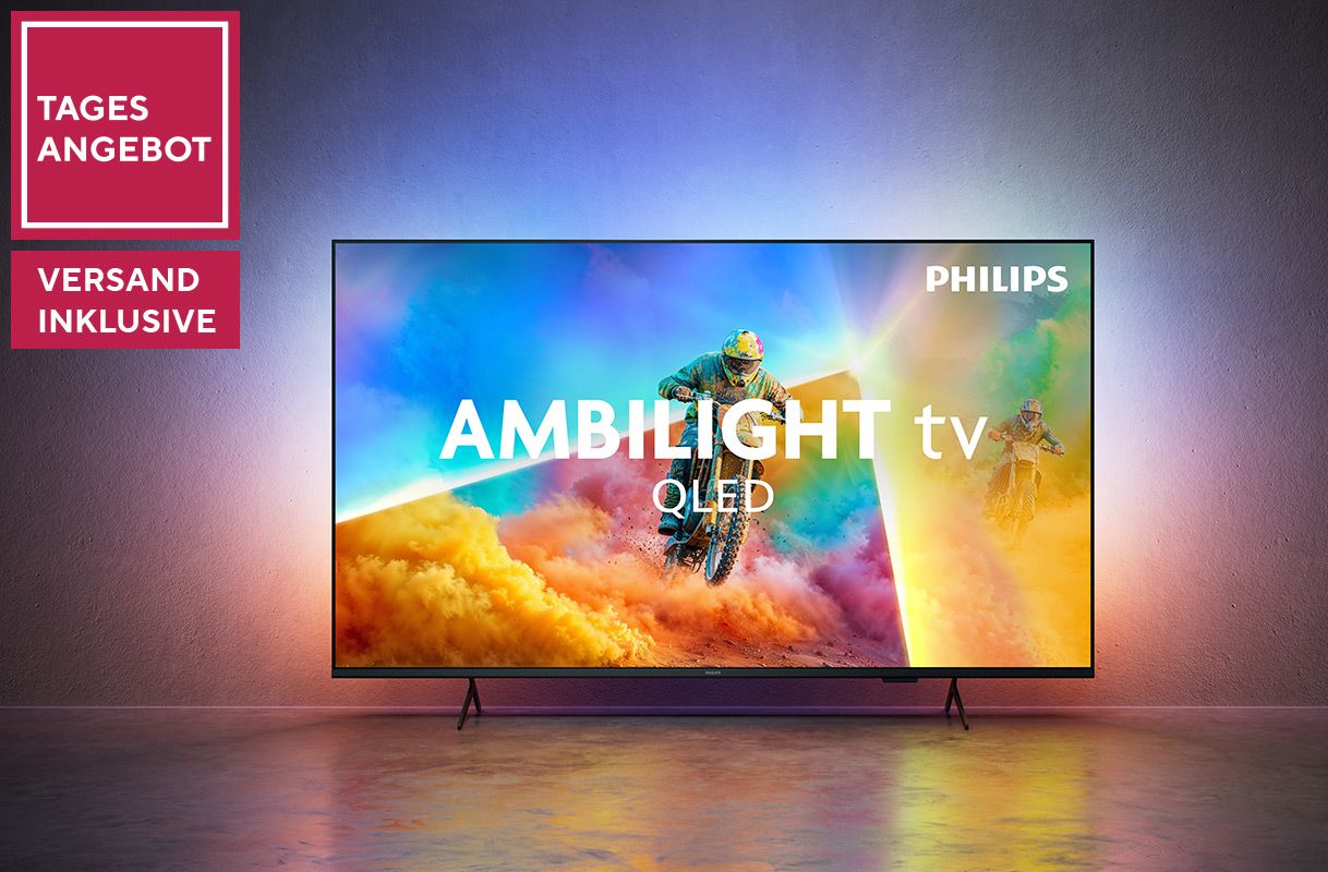Tagesangebot 470844 + 470833 + 470844 PHILIPS 4K QLED Smart TV