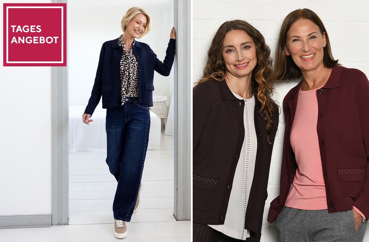 Tagesangebot 218150 EVA LUTZ Strickjacke