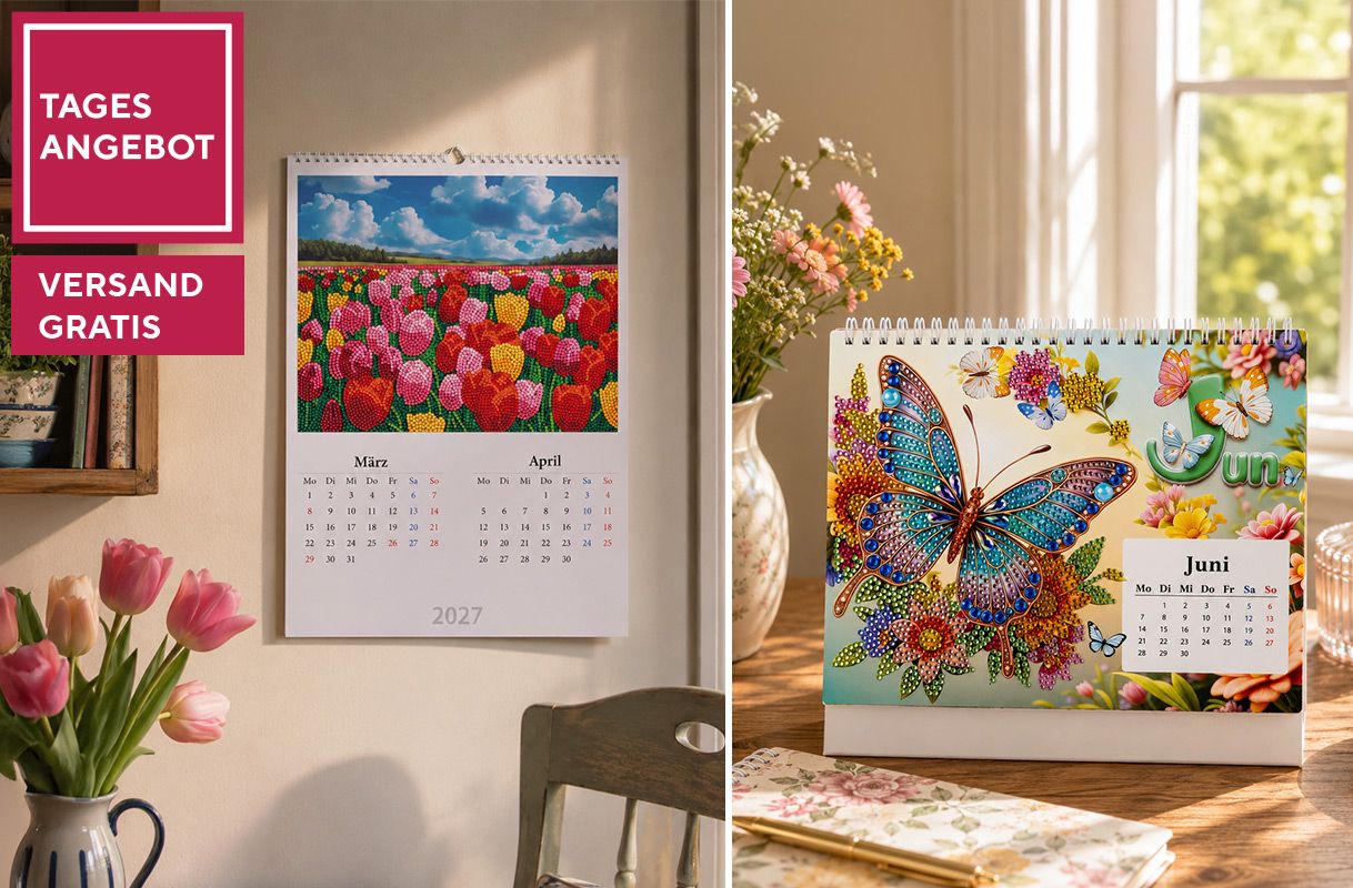 Tagesangebot 594370 CRAFT BUDDY™ Diamond Painting-Set Kalender 2027 
