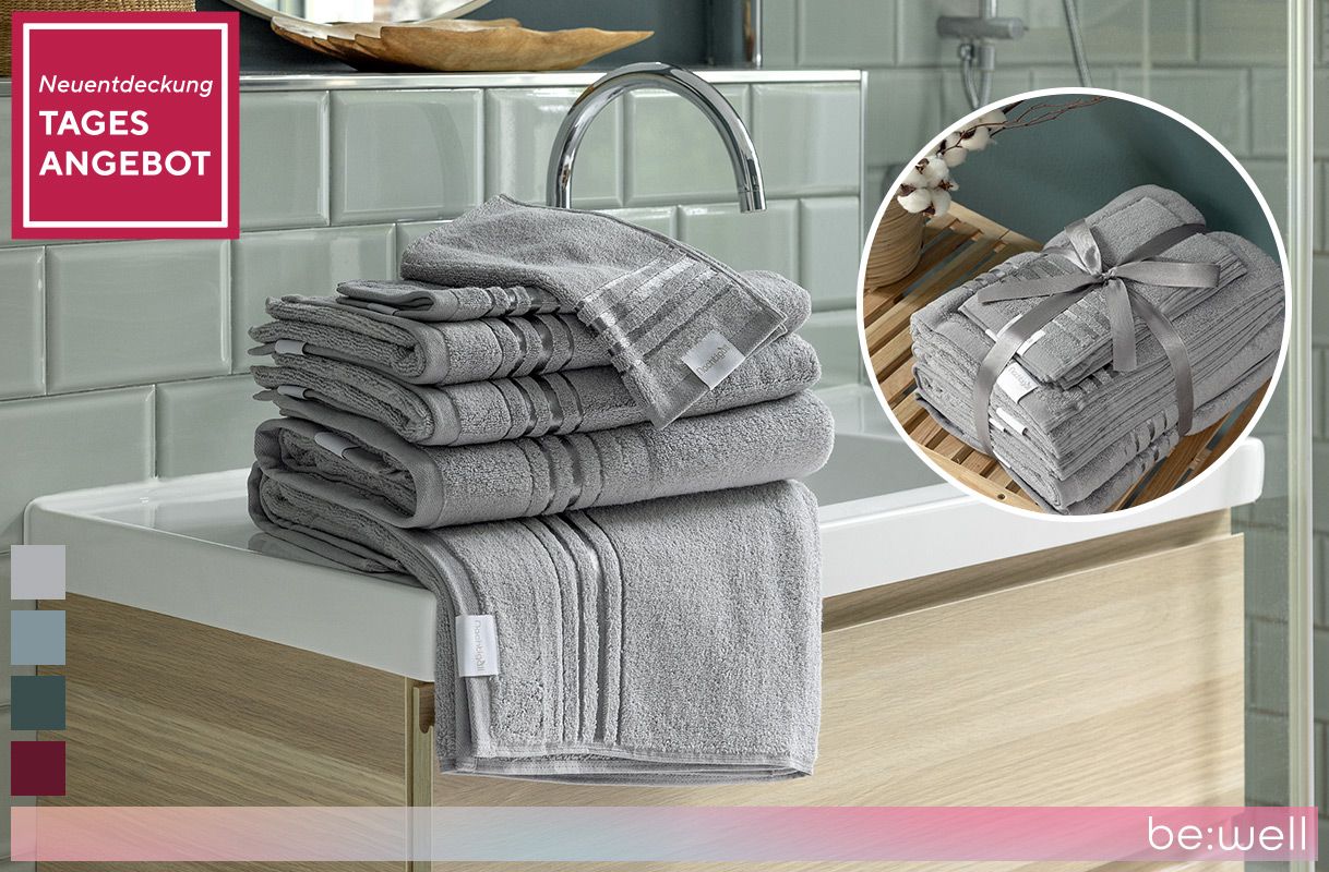 Tagesangebot: 801858 NACHTIGALL Handtuch-Set 6tlg. 