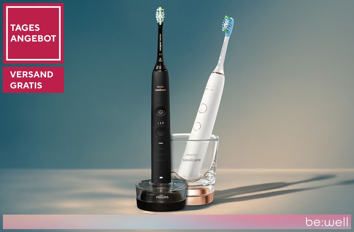 Tagesangebot 289530 PHILIPS Sonicare Diamond Clean 9000 Doppelpack mit Ladeglas