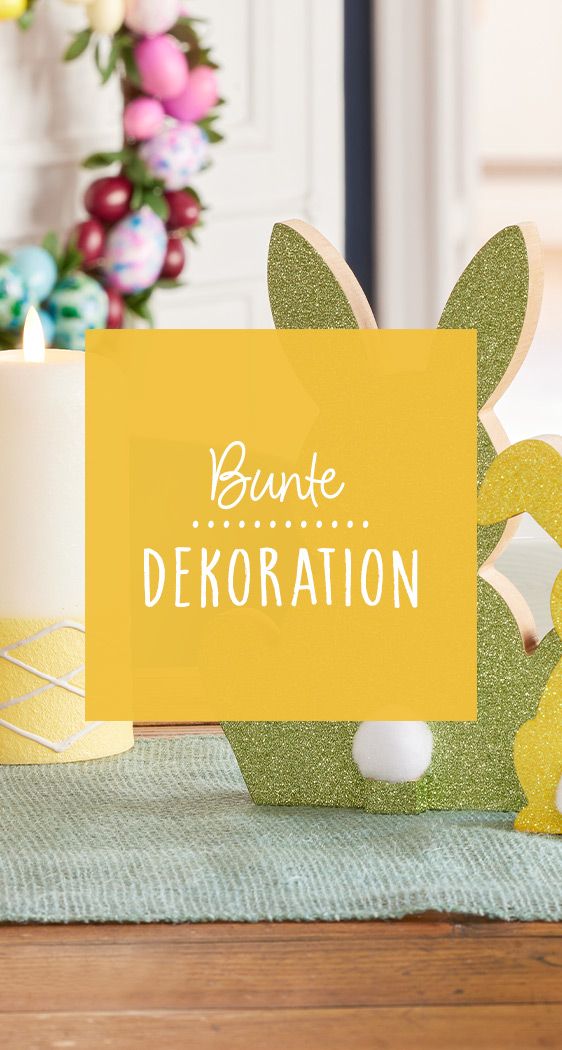 Bunte Deko